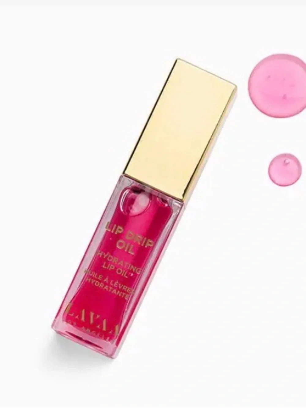 Lavaa Lip Drip Oil Hydrating Lip Oil — Sheer Pink